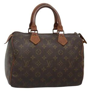 LOUIS VUITTON Monogram Speedy 25 Hand Bag LV Auth